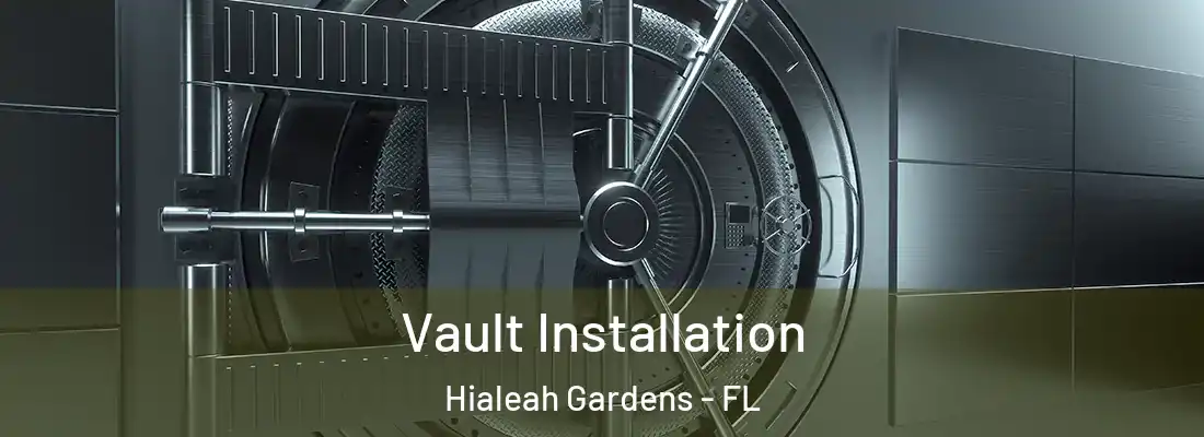 Vault Installation Hialeah Gardens - FL